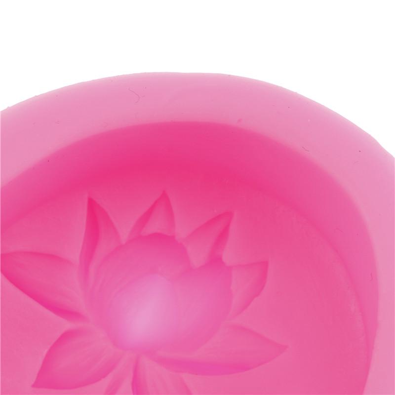 Beautiful Lotus Handmade Soap Candle Mould Cake Chocolate Candy Cookies Baking
