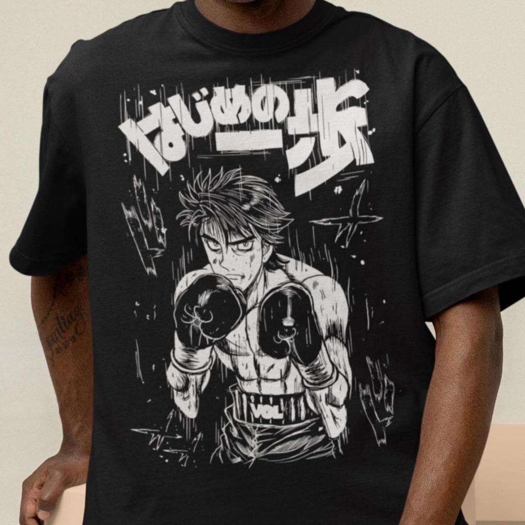 Unisex Boxing Anime Shirt, Sports Manga Fighting Spirit Tee, Shonen Boxer Star Top
