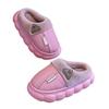 [Autumn Winter Kids Thick Sole Cotton Slippers Boys Girls Non Slip Warm Indoor Home Slippers]