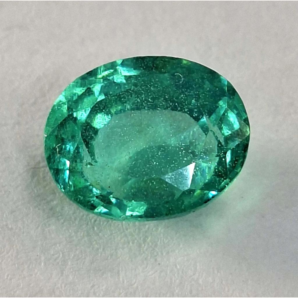 Oval Cut Natural Green Zambian Emerald 7-9 Ct Beautiful Certified Gemstone