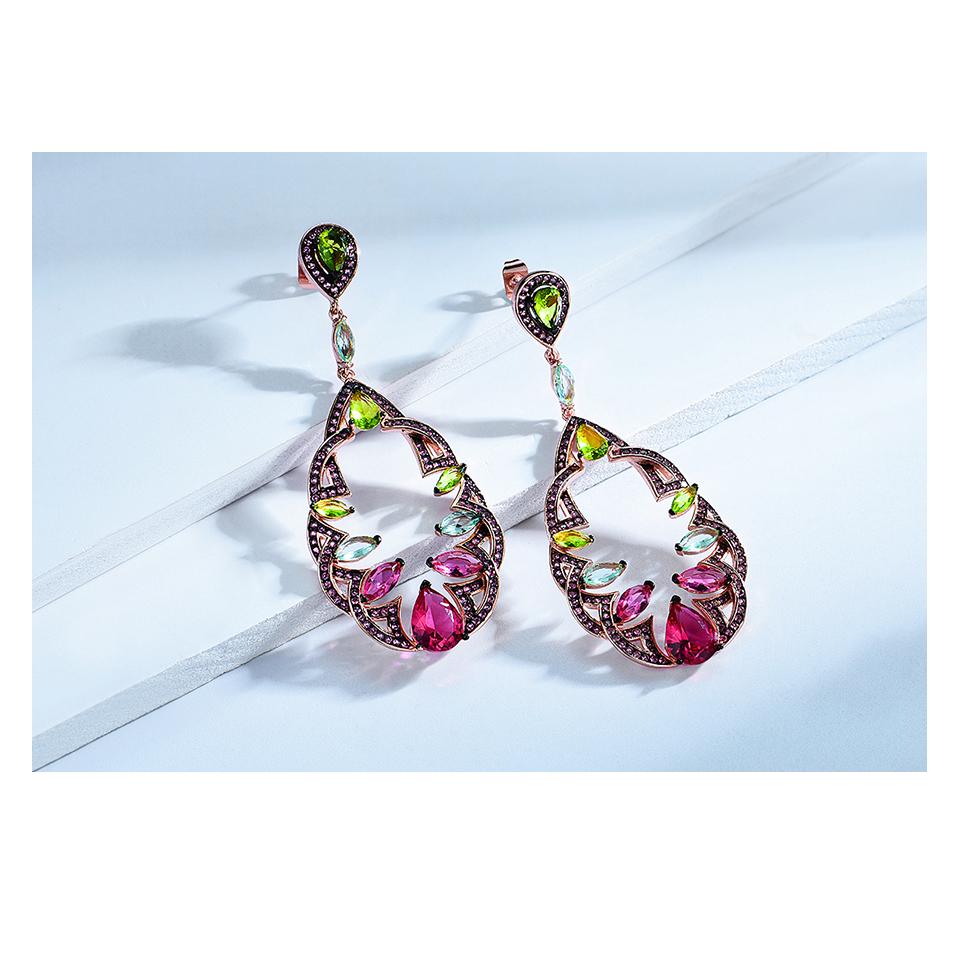 Umcho Серьги Dorp в стиле отпуска, серьги-подвески из стерлингового серебра 925 пробы, юбилей, день рождения, День святого Валентина, ювелирные изделия, подарки