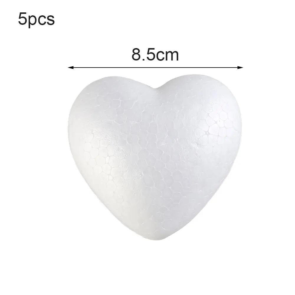 6/8.5/10/15 см новая форма для сердца из пенопласта белые шарики для поделок из пенопласта моделирование полистирол свадебный декор сделай сам игрушка-шар украшение для вечеринки