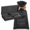 PARKER Ballpoint Pen Sonnet Matte Black GT Medium Point Oily Wrapping Bag with Brand Logo Gift Box Gift Present Luxury Official Regular Imported