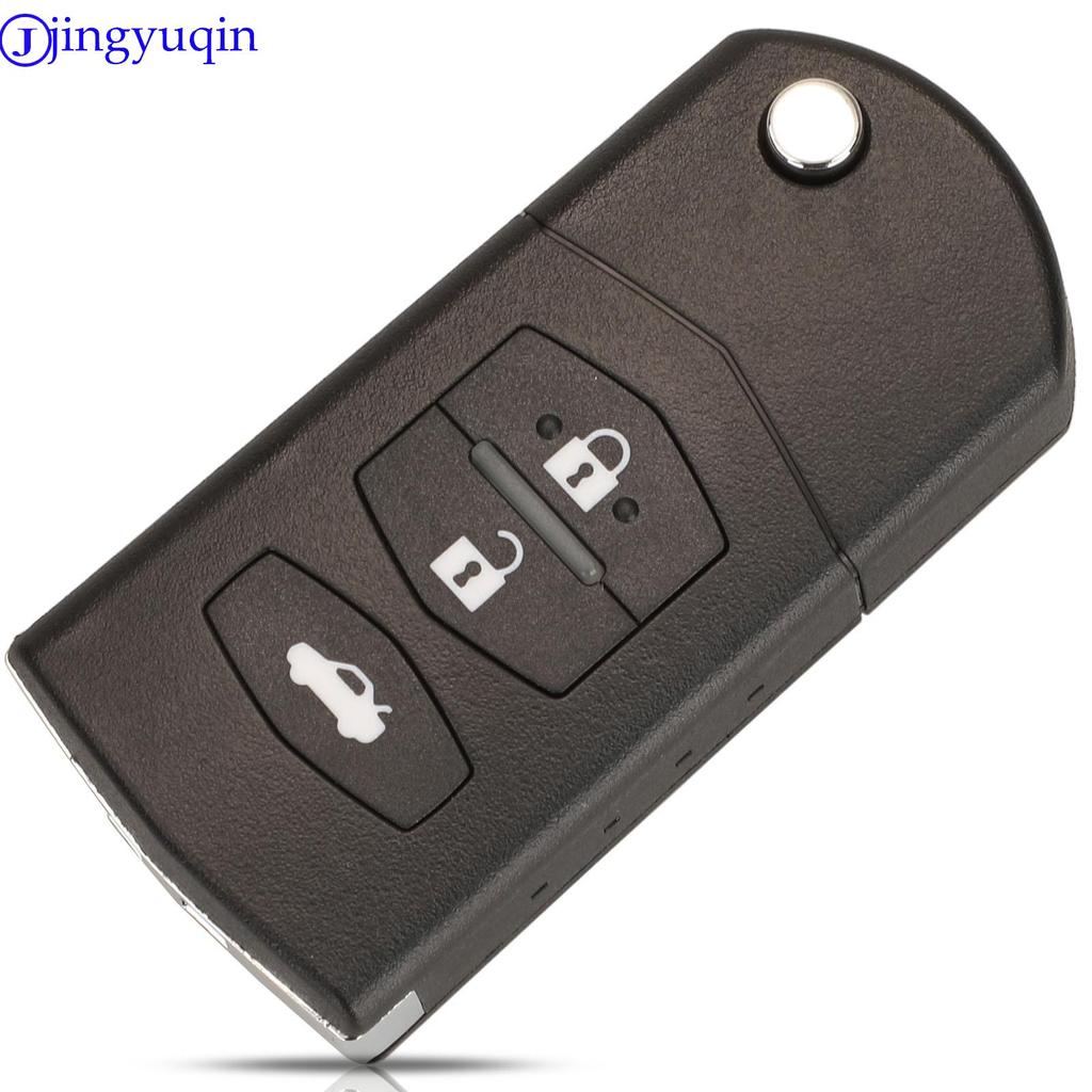 Xhorse Jingyuqin VVDI SUPPER XKMA00EN Wire Remote Car Key For Mazda Flip 3 Buttons English