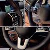 Car Steering Wheel Braid Cover Soft 100% Fit For Volkswagen Golf 6 GTI MK6/ Scirocco R Car Products Steering Wrap