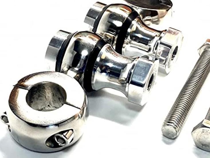 Harley Custom Parts Полированный Подъемник Руля Стойка Зажим Руля Тип 2 / Harley-Davidson