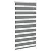 Double Zebra Blind Dark Grey 70 x 150 cm Fabric Width 65.9 cm Polyester