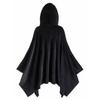 Женская накидка с капюшоном, сплошной цветной плащ, накидка для косплея