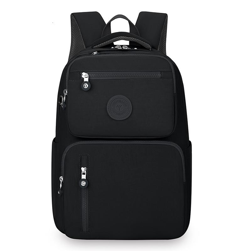 Large Capacity Backpack Multi-Layer Student Schoolbag Lightweight Nylon Backpack