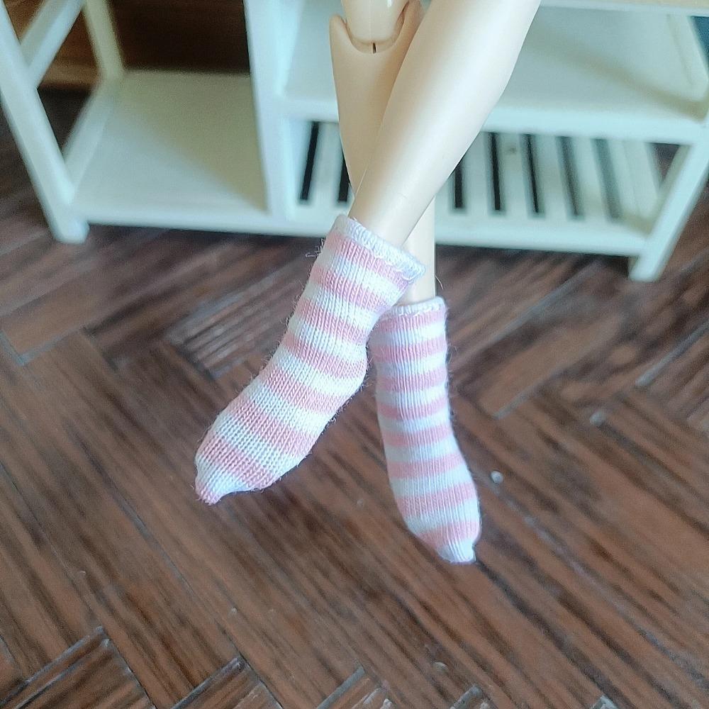 Handmade Blyth ob24 Doll ankle socks for 1/6 Scale, Fits 30cm Body - Soft Knit/Crochet Miniature dolls Accessories