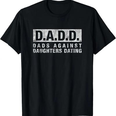 Папина футболка DADD Папы против свиданий дочерей Папины шутки Футболка для папы