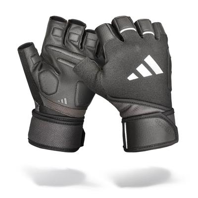 Перчатки для тренировок с повязкой на запястье Aero Lady Material Quick Moisture Heat Black Размер L Окружность (Adidas) (Поглощение пота, высыхание, проницаемость,
