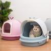 Fully Enclosed Large Anti-Splashing Deodorant Litter Box Pet Toilet for Cat