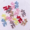 40PCS Felt Fabric Glitter Paillette Mini Deer Appliques Wedding DIY Sewing Patch DIY Children's Hair Accessories Craft