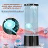 Светодиодный мини-светильник «Медуза» USB, меняющий цвет радуги, окружающий свет, креативный изысканный ночник, бесшумный настольный декоративный светильник