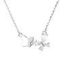 Butterfly Necklace Female Niche Ins Wind Collarbone Chain Flower Light Luxury Spice Girl Temperament Pendant Jewelry
