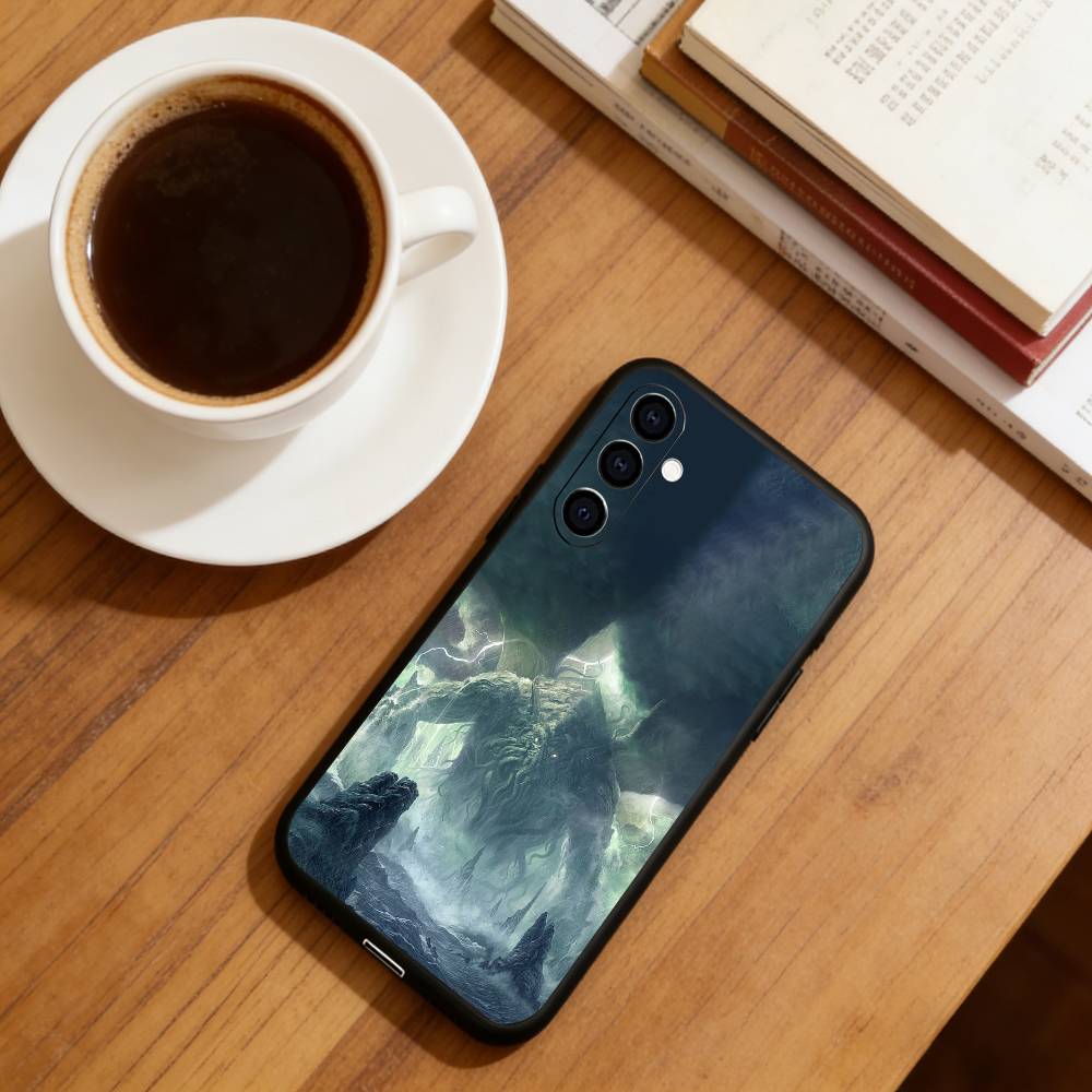 Mythos Art ЧТО-ТО Чехол для телефона Черный силикон Мягкий Для Samsung Galaxy A73,A72,A71,A70,A53,A52,A51
