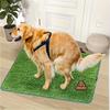 Washable Fake Grass Pet Mat Waterproof Anti-Leak Dog Cat Potty Training Pad with Non-Slip Backing for Indoor/Outdoor Use