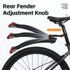 WEST BIKING 2pcs Bicycle Fender Mountain Bike Fender Reflective Warning Front Rear Cycling Mudguard MTB Road Bike Accessories