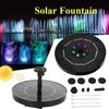 3.5W Solar Fountain Garden Landscape Solar Fountain Fish Pond Fountain with Support Rods Summer Outdoor Fountain