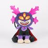 Новая Фиолетовая Демон Плюшевая Кукла Мультяшный Злодей с Рогами и Плащом Мягкая Набивная Игрушка Милая Фигурка Монстра Коллекционная Подарок для Детей Фанатов Игр