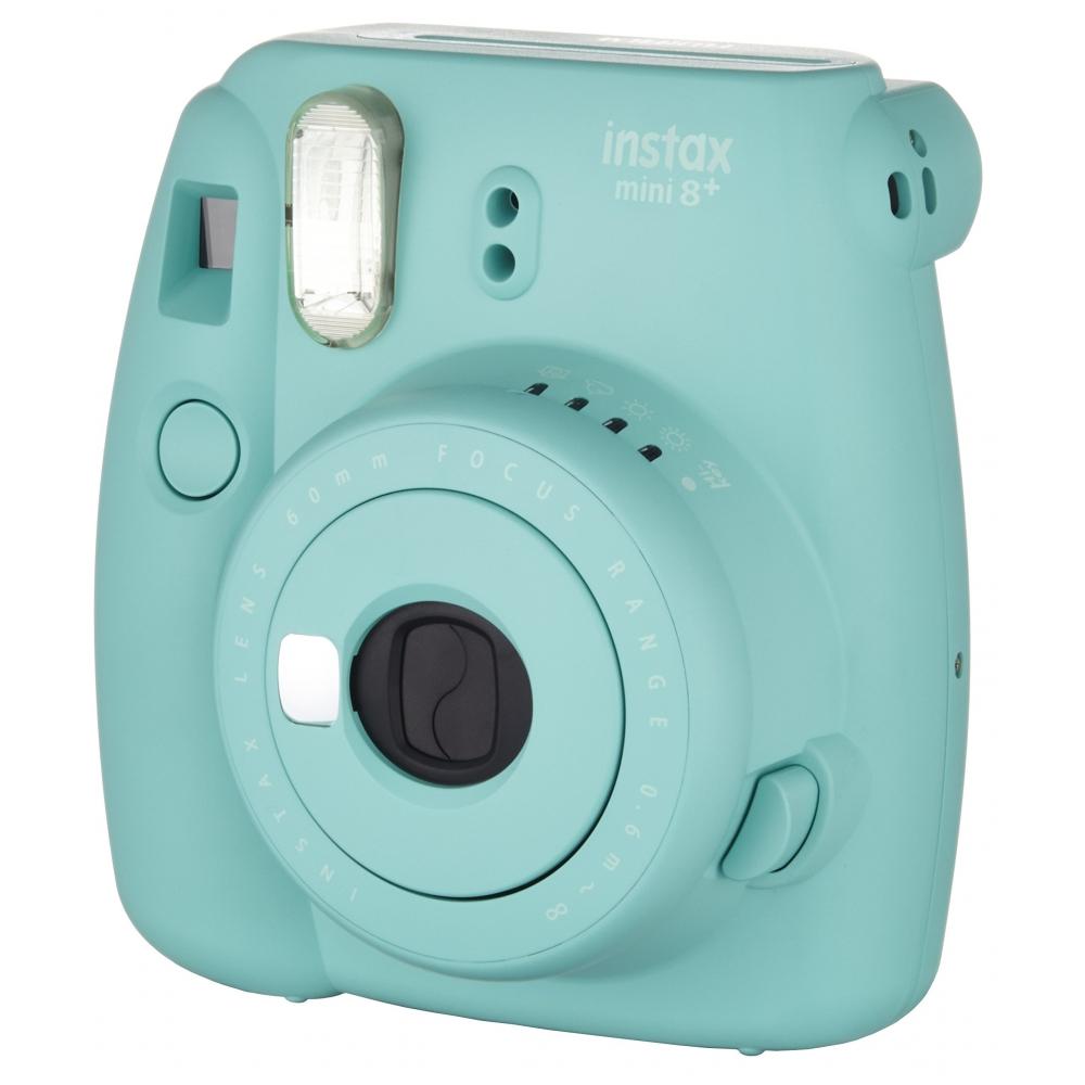Fujifilm Фотоаппарат Instax Mini8 Plus с объективом для макросъемки и оригинальным ремешком на руку INS MINI 8P MINT