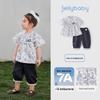 JELLYBABY Girls' Floral Doll Shirt & Pants Set
