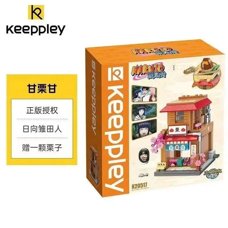 Keeppley Naruto Уличный вид Строительные блоки Узумаки Наруто Хатаке Какаши Модель Дома Игрушки Детские Пазлы Подарок на День Рождения