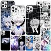 Чехол для телефона Killua Hunter X для iPhone 17 Air 16 Pro Max 16E 15 + 14 Plus 11 12 13 Mini 7 8 SE Подарок Печатная Крышка Fundas 16 Pro Max