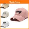Adjustable Cotton Baseball Cap With Embroidered Letters For Casual Men And Women