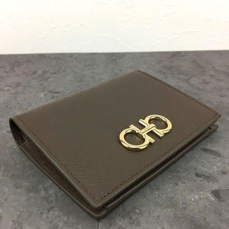 Used Unused Ferragamo 22D780 Gancini Bi-fold Wallet 260