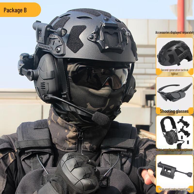 FCS-TACTICAL SF FAST Тактический шлем Комплект связи