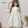 Casual Wears Strap Lace Floral Dresses Handmake DIY Accessories for 1/4 1/6 BJD 30/45cm Dolls
