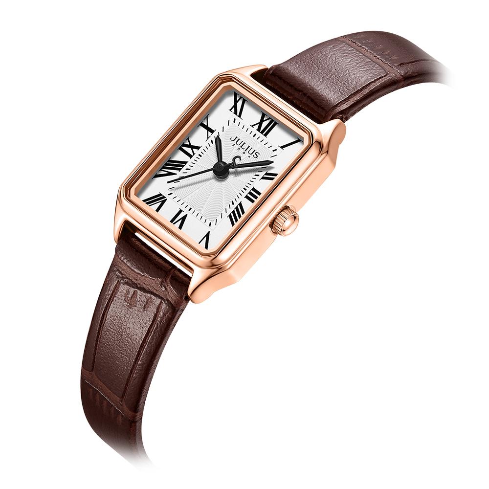 Jyullieoseu Ja-1556L Классические квадратные женские часы