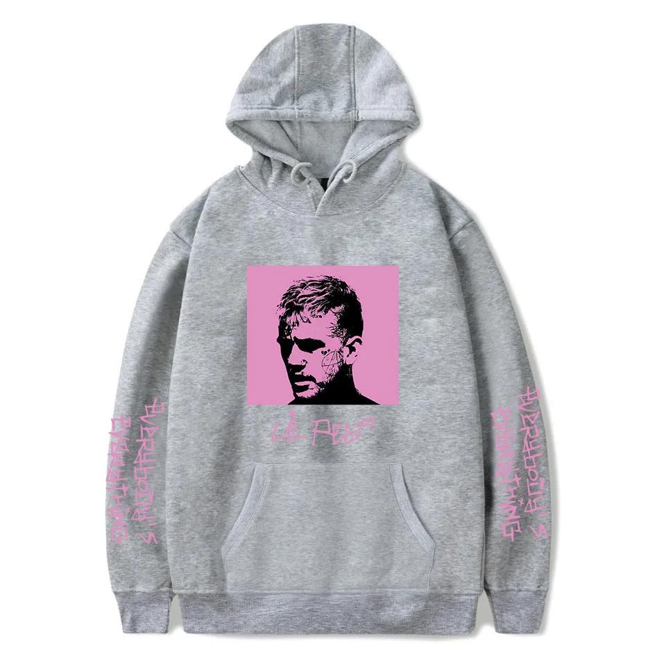 Худи Lil Peep Свитшот Мода Хип-Хоп Винтажное Женское Худи Осень Унисекс Худи Харадзюку Уличная Мода Мужское Худи