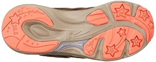 Hi-Tec KD046 FLASH FORCE KIDS Outdoor Sneakers, LED Camp, Brown, 19.0 cm, 2E