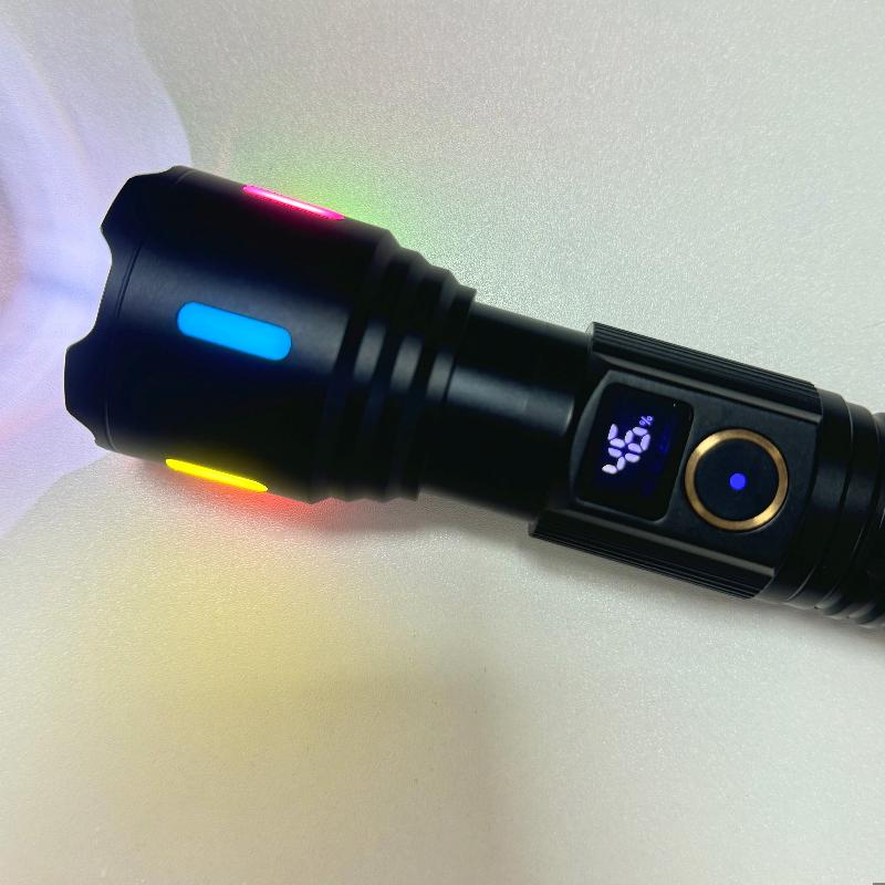 80000LM Мощный светодиодный фонарик USB перезаряжаемый мощный фонарик с дальним зумом фонарик для рыбалки на открытом воздухе