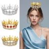 Baroque Alloy Droplet Crown Tiara Bridal Wedding Photography Accessories Full Circle Adult Ceremony Tiara