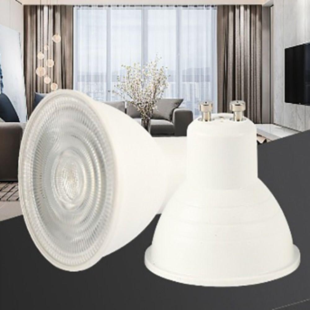 COB LED GU10 LED Bulbs Plastic Track Lamp Durable Spot Light Bulb Ceiling