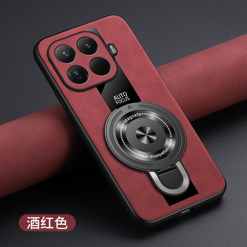 Чехол для Xiaomi 17T Pro, роскошный чехол-бампер из силикона и ПУ-кожи с магнитным кольцом для Mi 17T Pro, противоударный