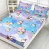 Постельное белье с мультяшным узором животных, шапка на кровать из трех частей, постельное белье с цифровой печатью, комплект из трех частей, для детей и взрослых