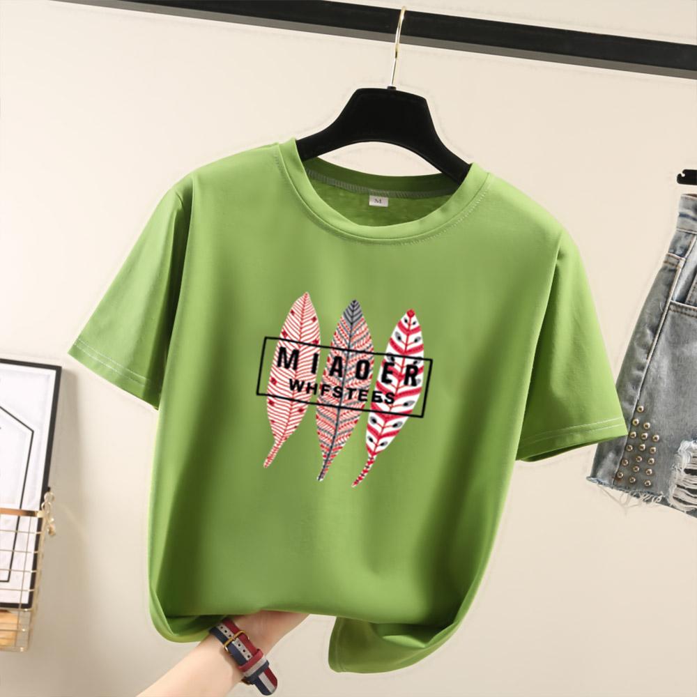 Summer Casual Loose Student T Shirt Women's Harajuku Letter Print Short Sleeve T-shirts Women Y2k Tops