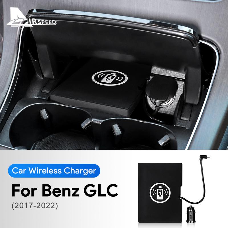 For Mercedes Benz GLC X253 GLC260 GLC300 GLC43 GLC63 15W Car Wireless Charger Mobile Phone Charging