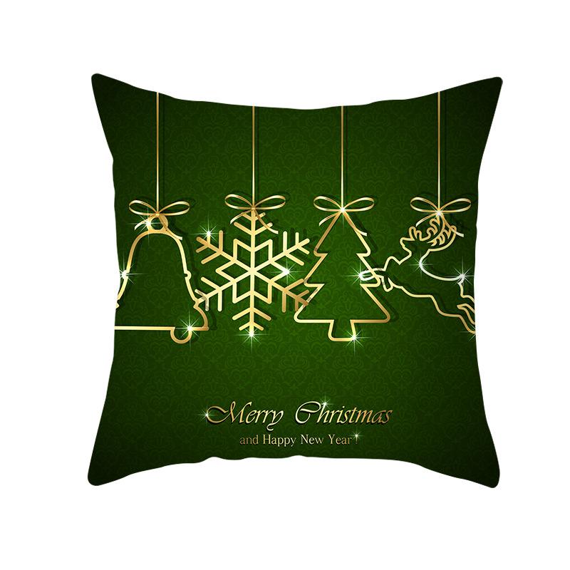 Fresh Green Christmas Pillow Cover Home Ornament Pillow Sleeping Pillow Cushion Cover Premium Durable Quality Useful