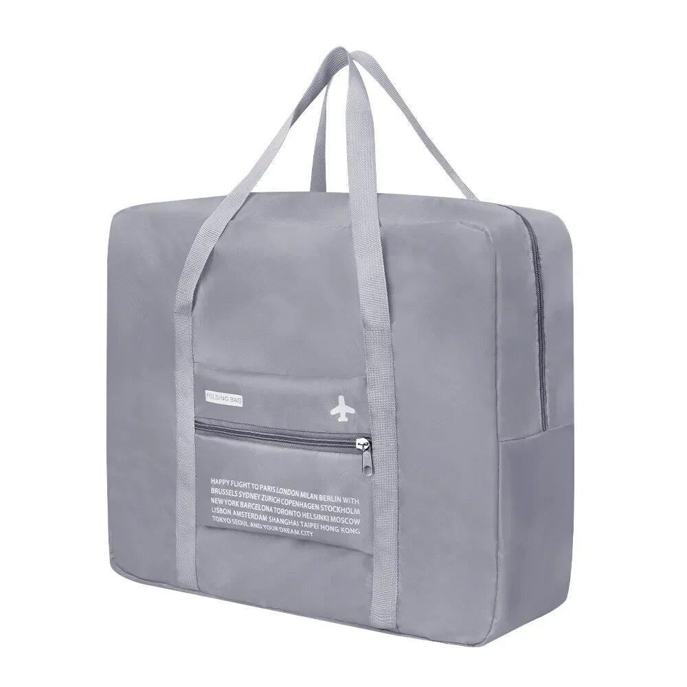 Портативная нейлоновая сумка большой емкости, складная сумка для хранения в самолете, водонепроницаемый органайзер для ручной клади, органайзер для путешествий