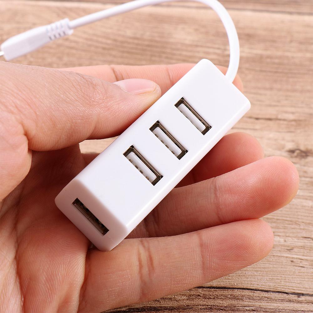 Duable Universal 4 Ports Micro USB USB To OTG Converter Charging Cable Extension Cable Adapter