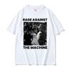 Смешные Футболки с Мемом Лягушка Протеста Rage Against The Machine Мужская Женская Одежда 100% Хлопок Летняя Высококачественные Футболки Уличная Мода
