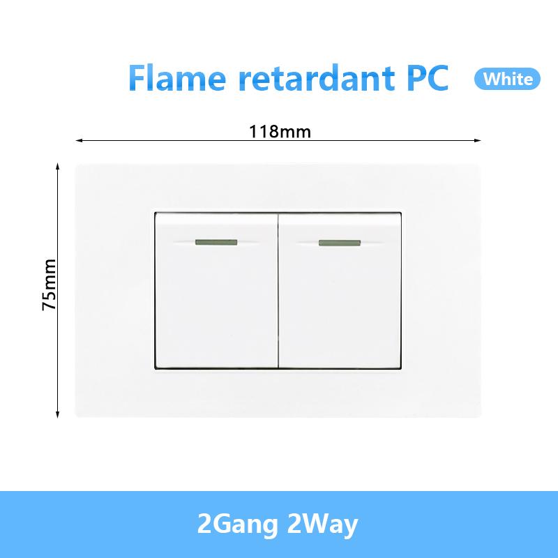 Италия Чили Мексика USB Smart Type-c 20 Вт Быстрая зарядка Настенная розетка вилка, Бразилия Панель выключателя света Универсальная розетка usb c