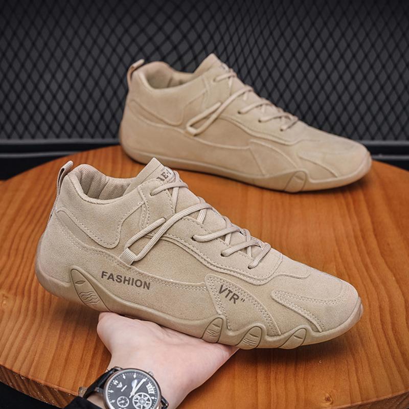 Labor Protection Shoes Men's New Spring Breathable Board Shoes Men Work Site Shoes Anti-skid Sports Casual Board Shoes