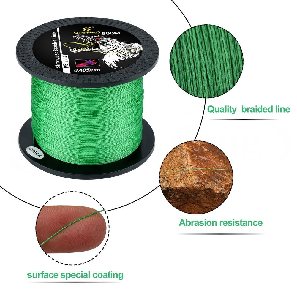 Fishing Lines150m 5 Colors Braided Fishing Lines 4+X Strands PE Spinning Fishing Reel Braided Fishing Lines